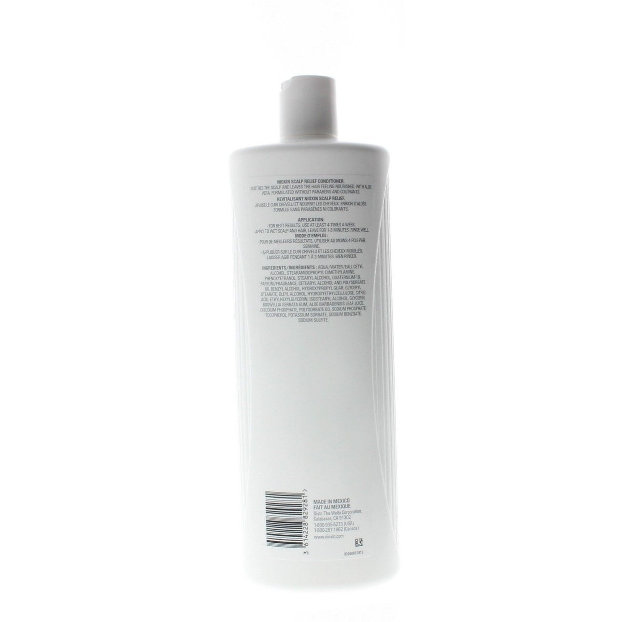 Nioxin Scalp Relief Conditioner 1 Liter/33.8oz