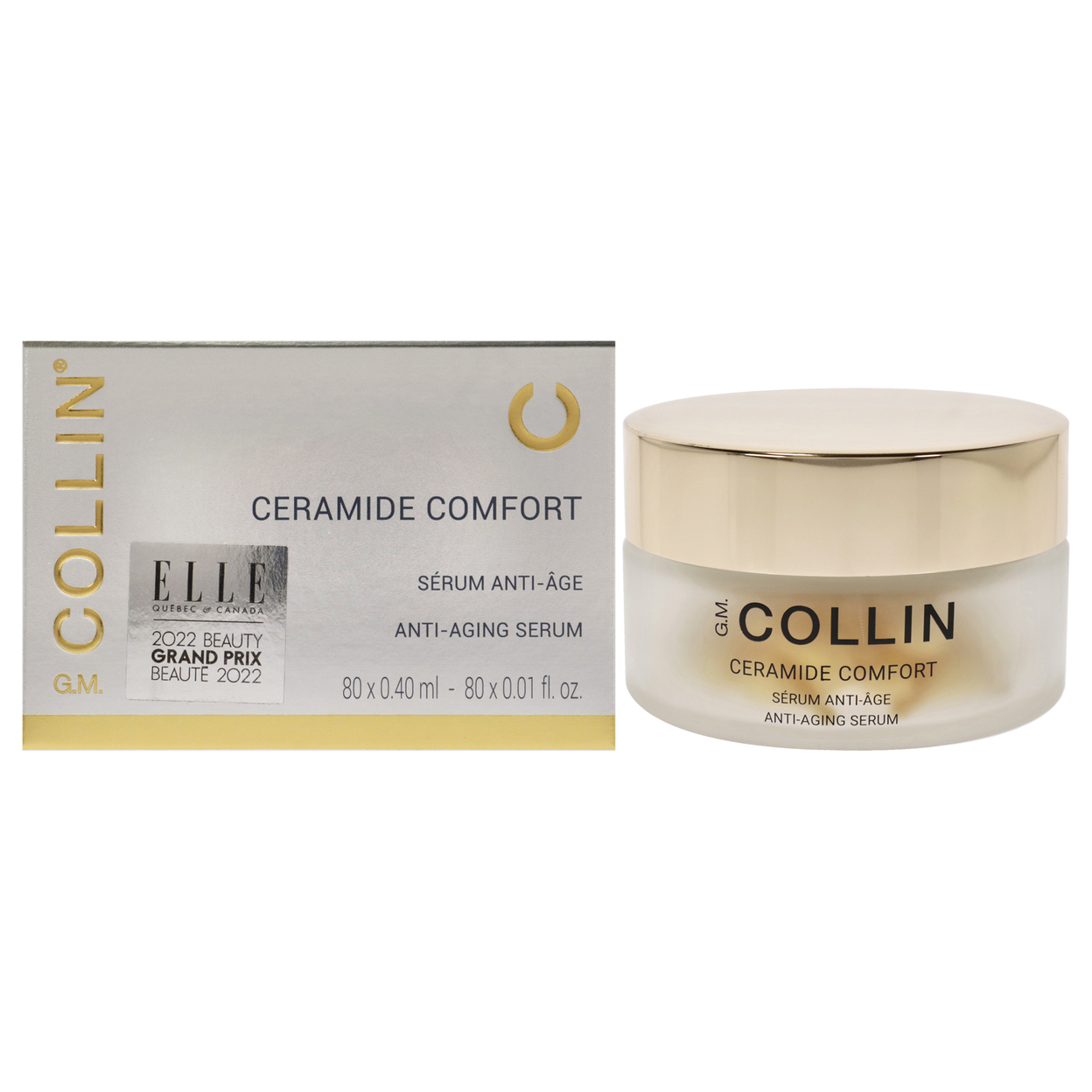 G.M. Collin Ceramide Comfort Serum Capsules 80 X 0.01 Oz