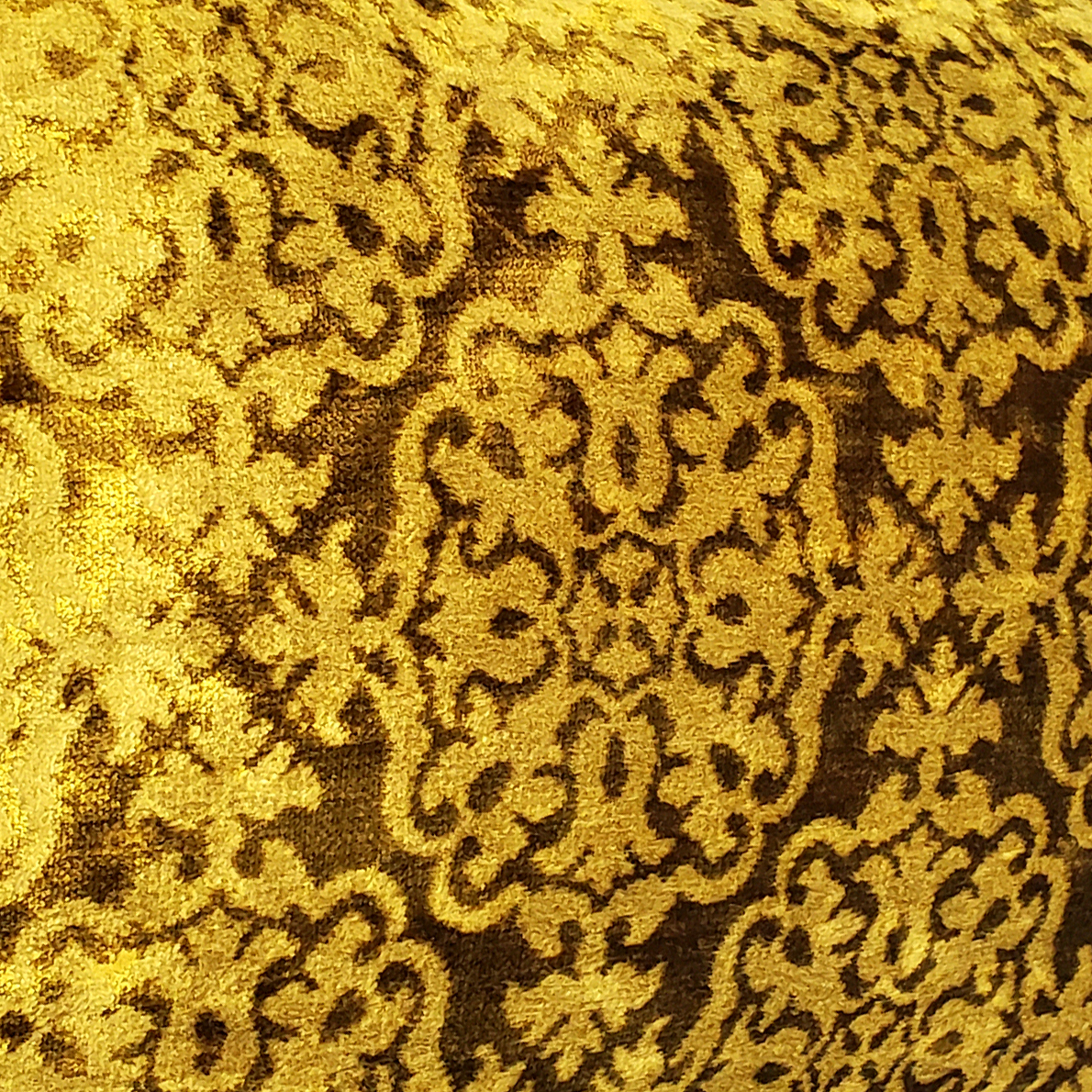 Artemis Gold Velvet Throw Pillow 12x20, With Polyfill Insert