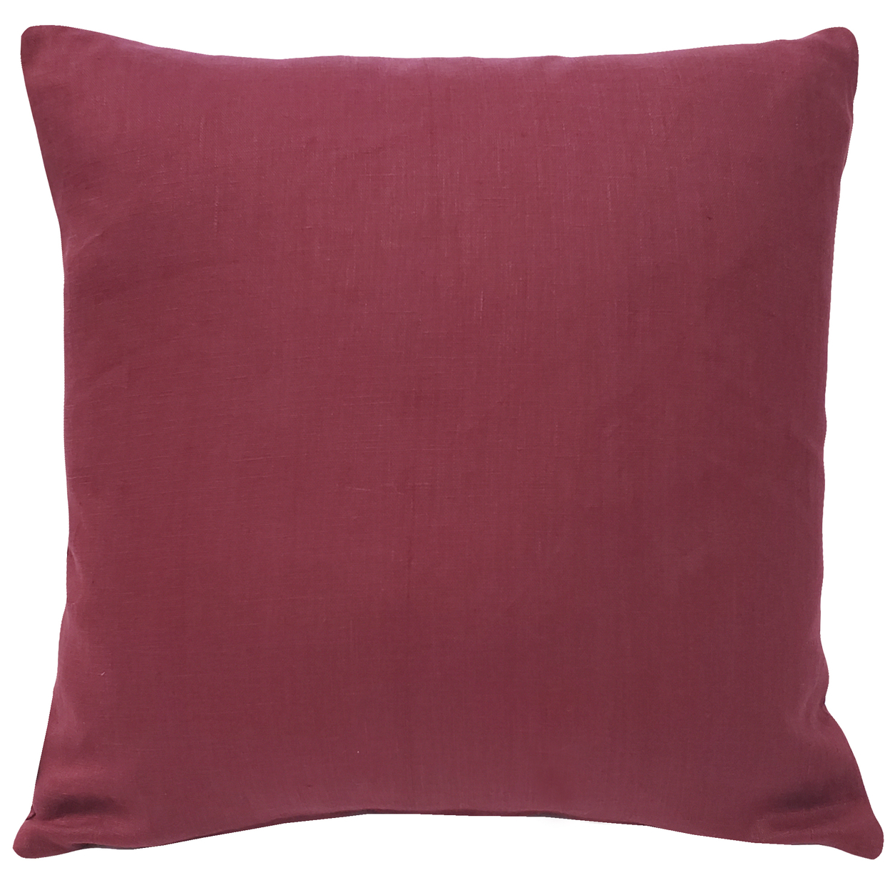 Tuscany Linen Wine Throw Pillow 17x17, With Polyfill Insert