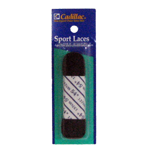 45-inch Replacement Flat Athletic Shoe Laces Black (1 Pair) - 45-SPORT BLACK ONE SIZE WHITE