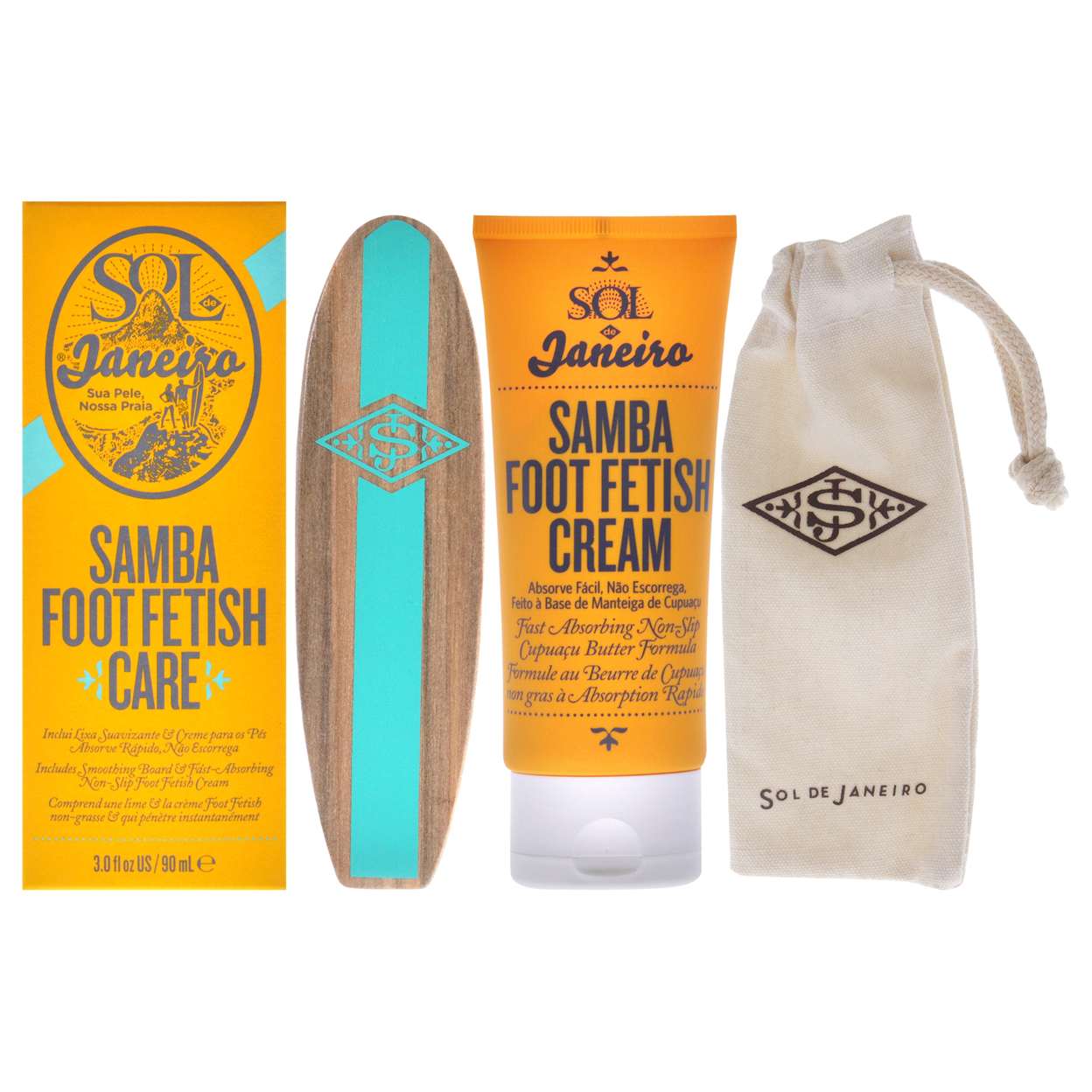 Sol De Janeiro Samba 2-Step Foot Fetish Care Cream 3 Oz