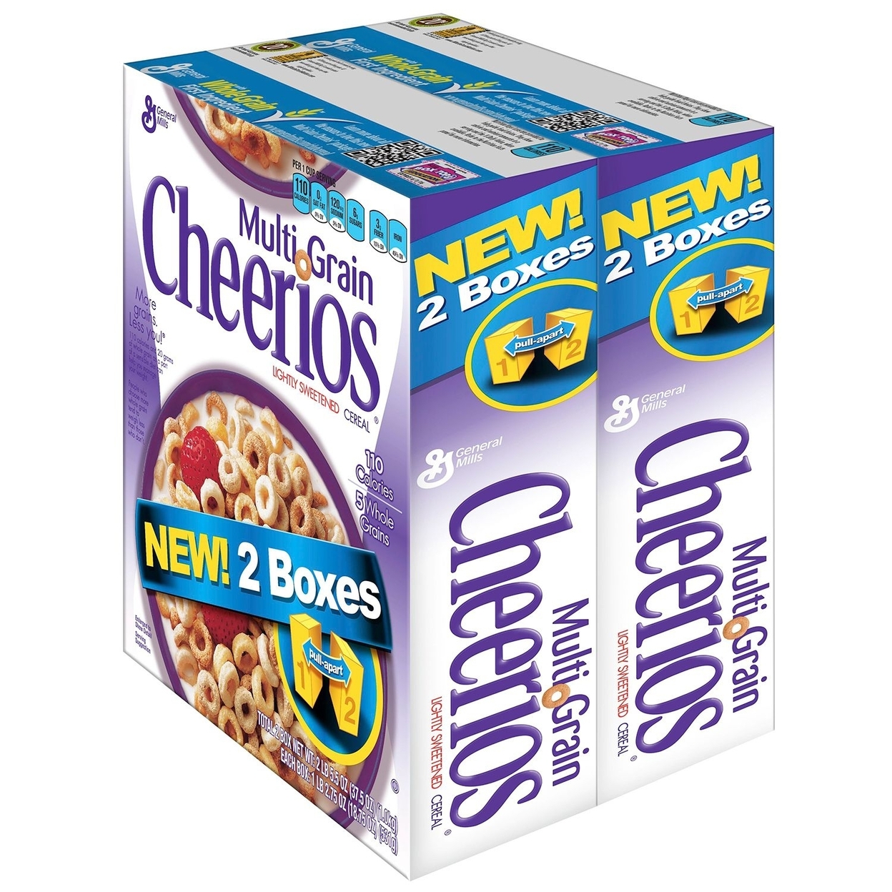 Multigrain Cheerios - 18.75 Ounce Boxes - 2 Pack