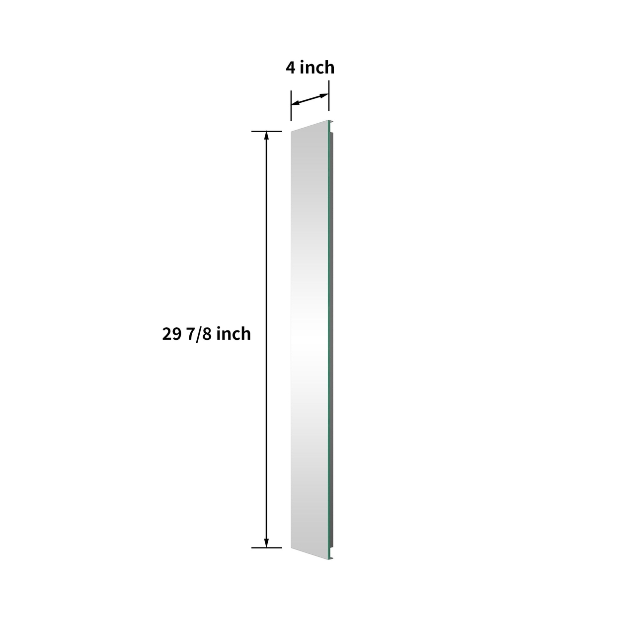 30H Medicine Cabinet Side Mirror Compatible With Boost,Rim Series