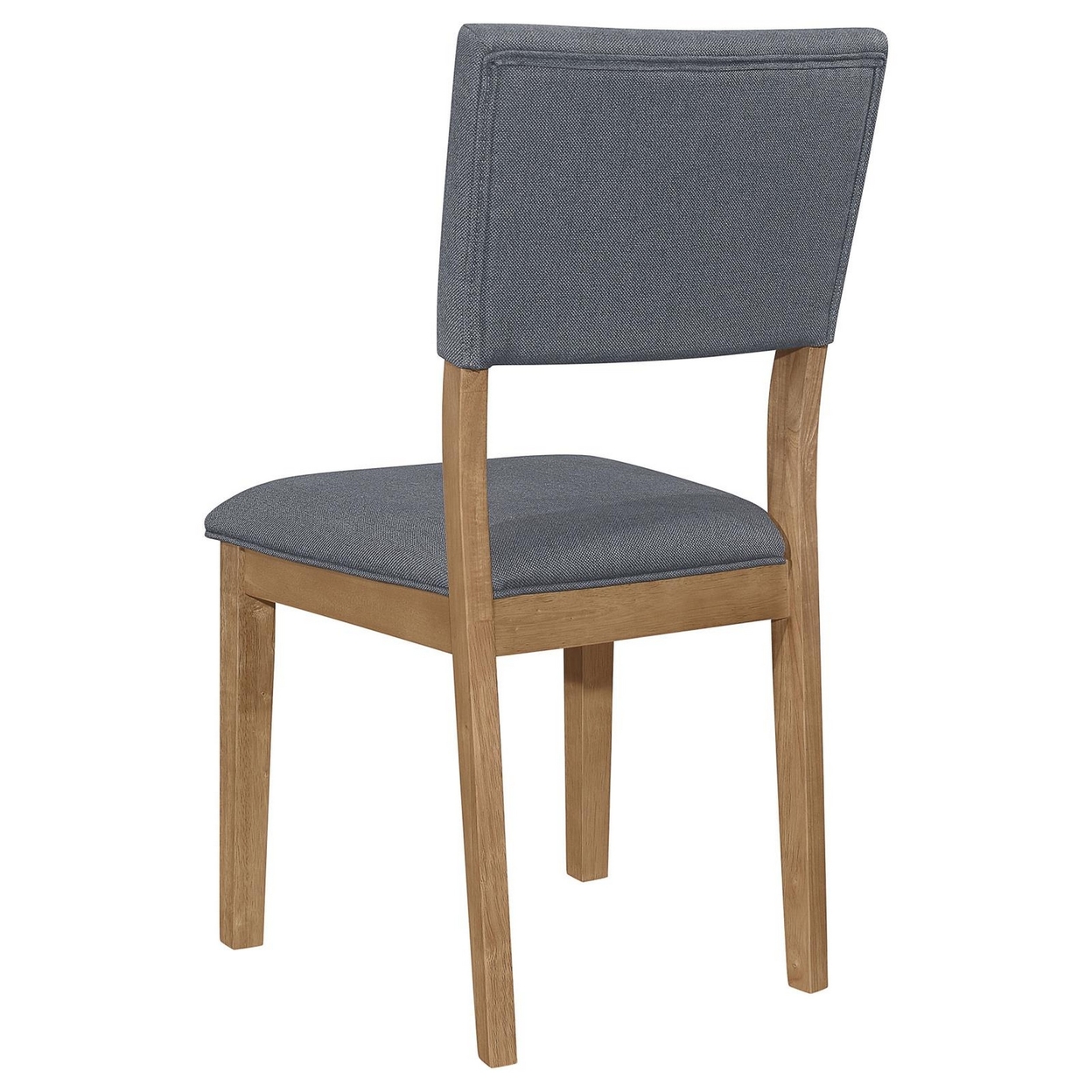Alia 22 Inch Dining Chair, Set Of 2, Fabric Cushioned, Asian Hardwood -Saltoro Sherpi