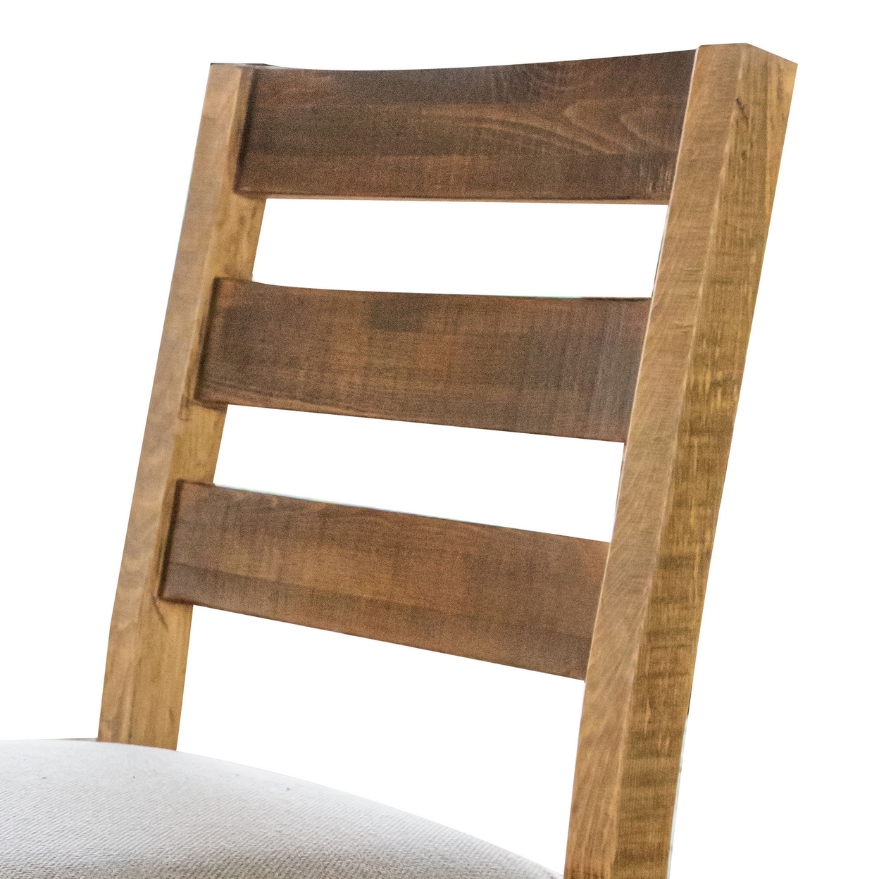 Oal 19 Inch Dining Chair, Set Of 2, Pine Wood, Padded, Light Brown Wood- Saltoro Sherpi