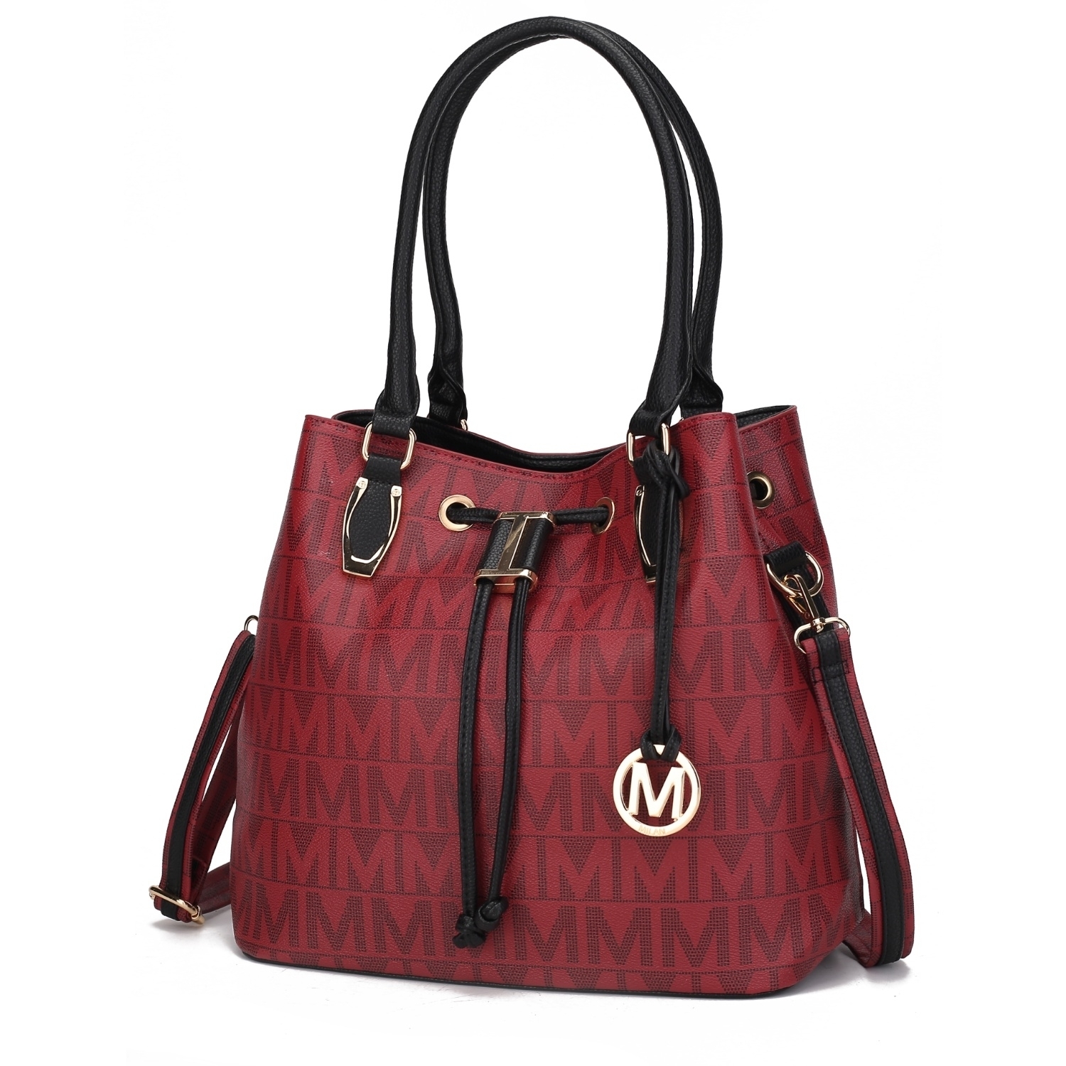 MKF Collection Jane Vegan Leather Tote Handbag By Mia K. - Burgundy
