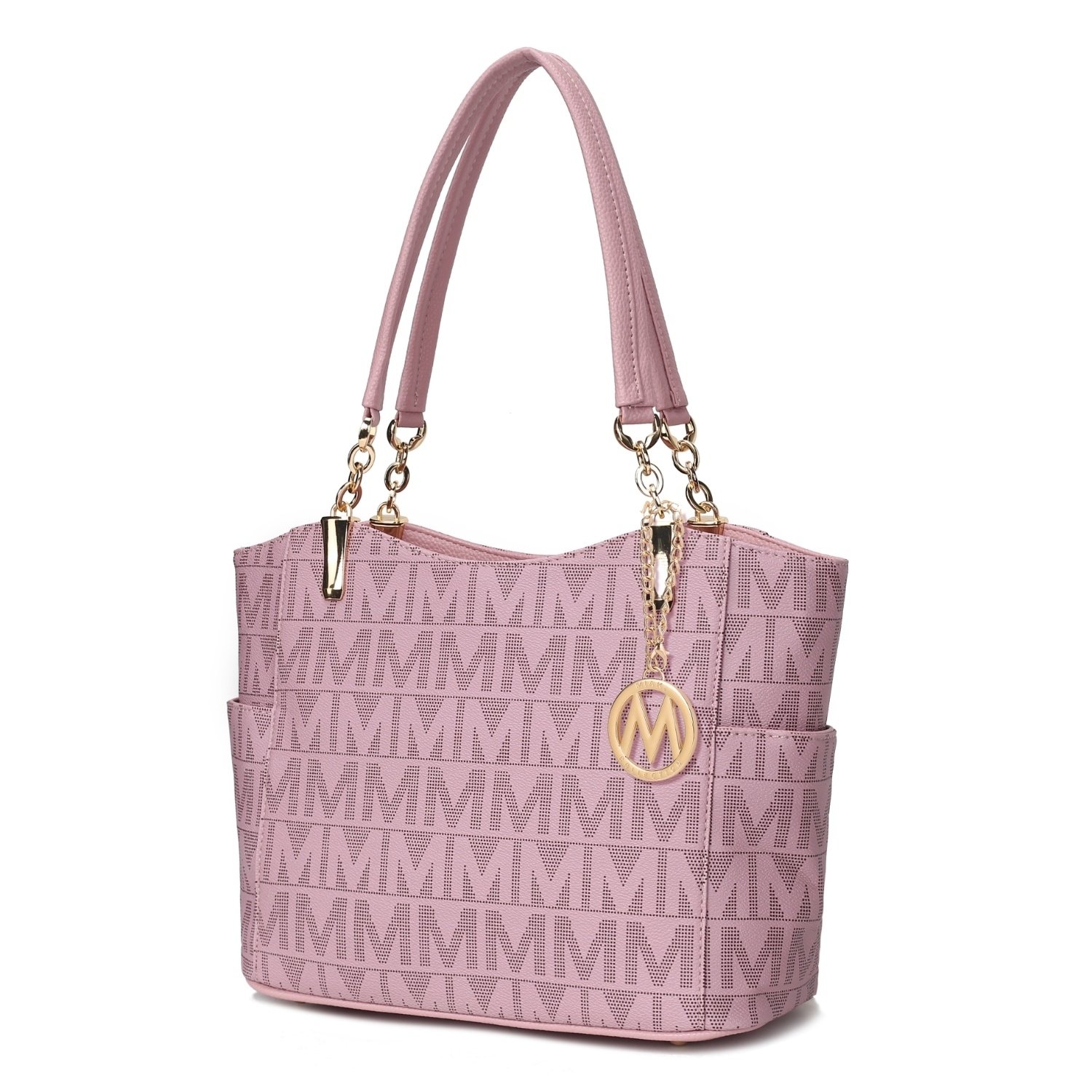 MKF Collection Braylee M Signature Tote Handbag By Mia K. - Dusty Rose