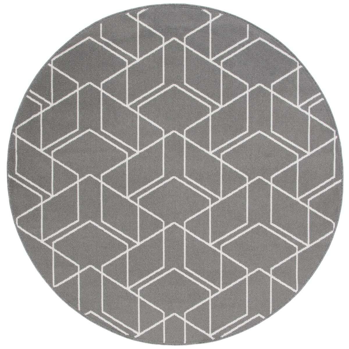 SAFAVIEH PYR211F Pyramid Grey / Ivory - 5'-3 X 7'-8 Rectangle