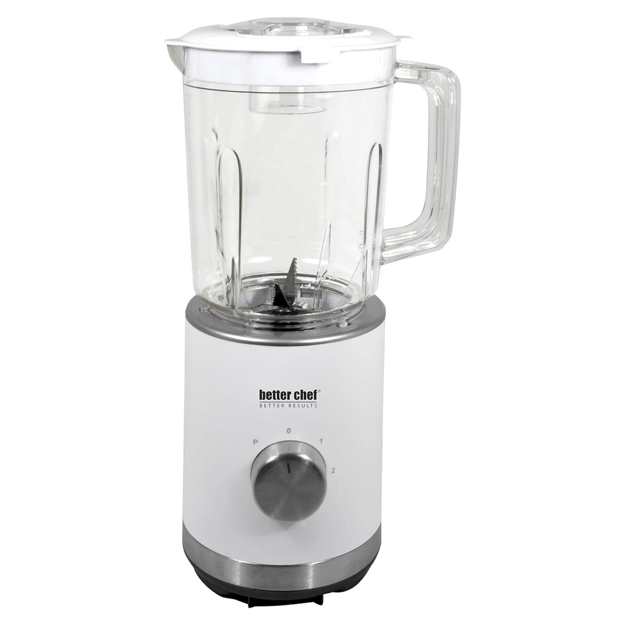 Better Chef 300W Mini Blender 3-Speed 25-Ounce Bpa-Free Compact Black White