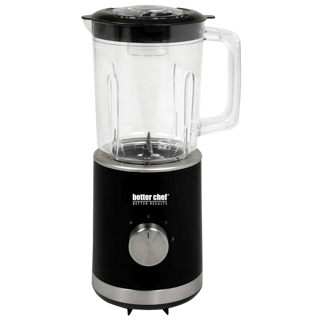 Better Chef 300W Mini Blender 3-Speed 25-Ounce Bpa-Free Compact Black White